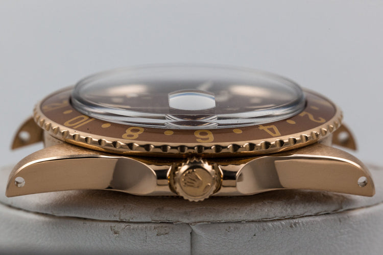 1970 Rolex 18K GMT-Master 1675 with Root Beer Dial