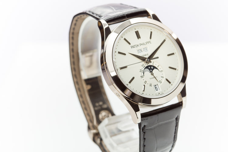 2019 Patek Philippe 5396G-011 Opaline Tiffany Dial Annual Calendar Box, Papers, Travel Case