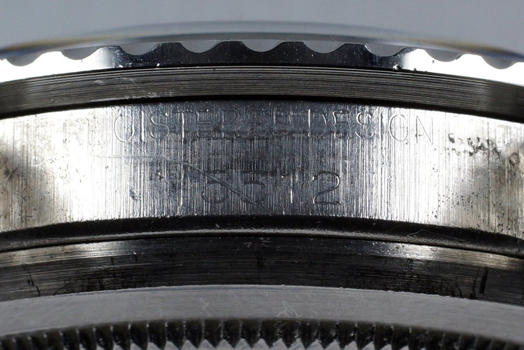 1963 Rolex Submariner 5512 PCG Gilt Glossy Chapter Ring Dial