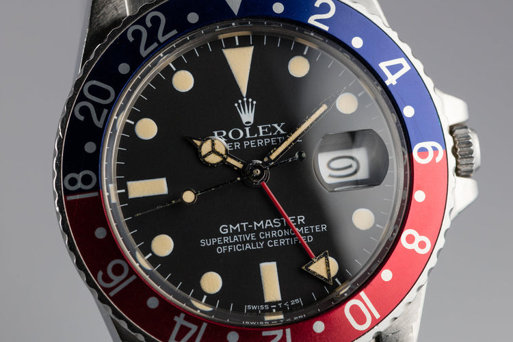 1981 Rolex GMT-Master 16750 "Pepsi"