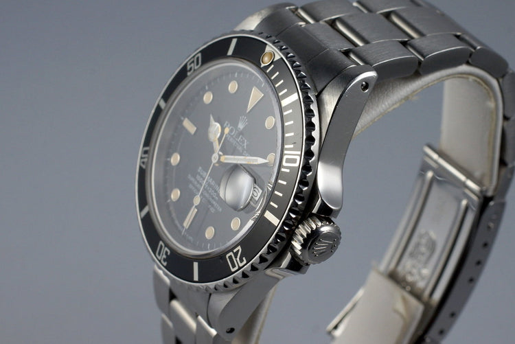 1986 Rolex Submariner 168000