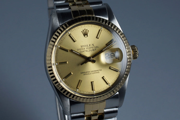 1985 Rolex Two Tone DateJust 16013