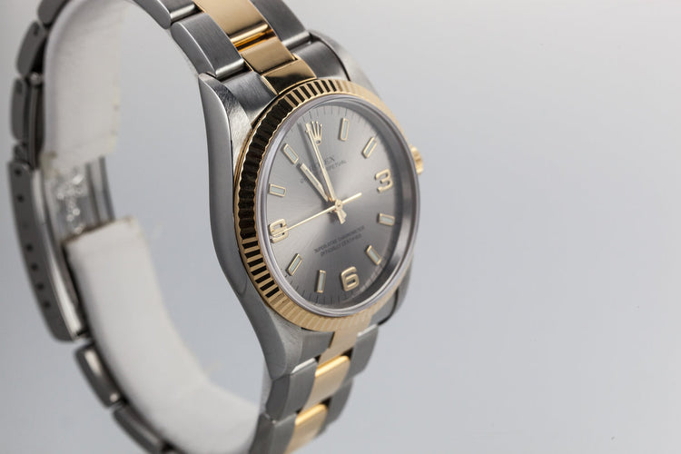 1999 Rolex Oyster Perpetual 14233 Grey Dial