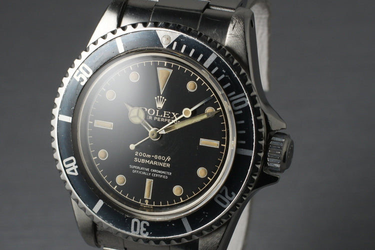 1961 Rolex Submariner 5512 PCG with 4 Line Chapter Ring Dial