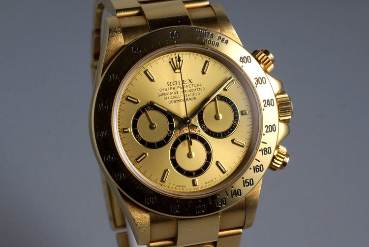 1990 Rolex YG Zenith Daytona 16528