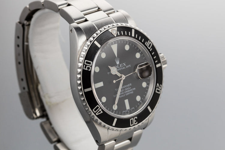 1981 Rolex Submariner 16800 Matte Dial