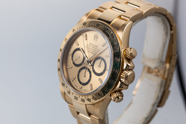 1995 Rolex 18K Gold Zenith Daytona