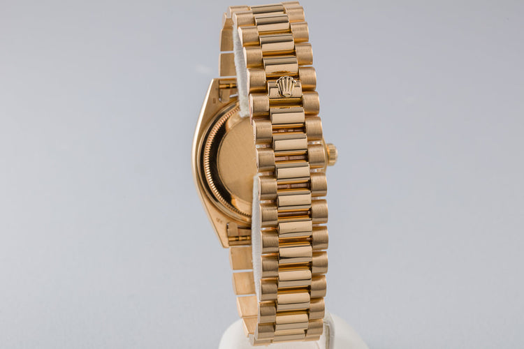 1971 18K YG Vintage Rolex Day-Date 1803 with Champagne Linen Dial