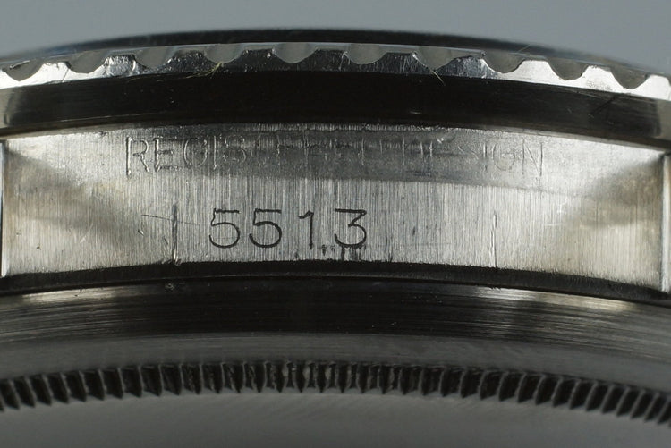 1970 Rolex Submariner 5513 Meters First