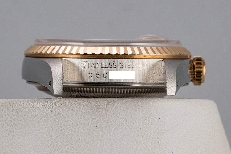 1991 Rolex Two-Tone DateJust 16233 Champagne Dial with Rosy Case Patina