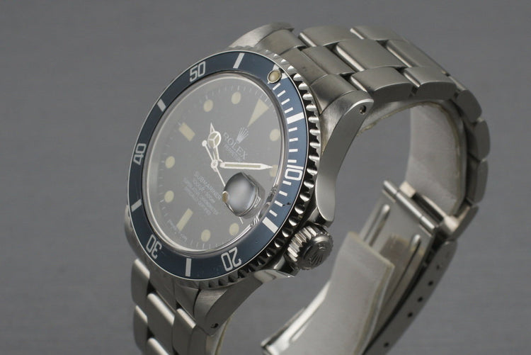 1983 Rolex Submariner 16800 Matte Dial with Box and Papers