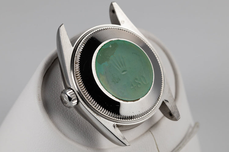 1997 Rolex Mid Size Oyster Perpetual 67480 Silver Dial with Box and Papers