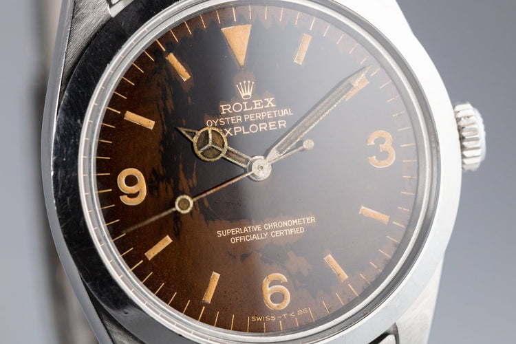 1966 Rolex Explorer I 1016 with Tropical Gilt Dial