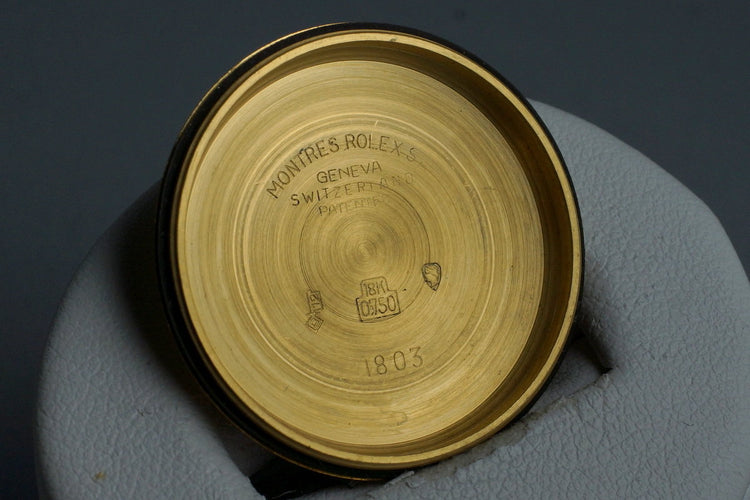 1970 Rolex YG Day-Date 1803 with Silver ‘Wide Boy’ Dial