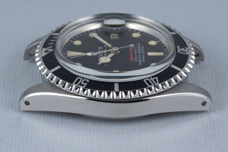 1969 Rolex Red Submariner 1680 Mark II Meters First Dial