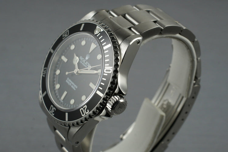 1999 Rolex Submariner 14060 with Box and Papers