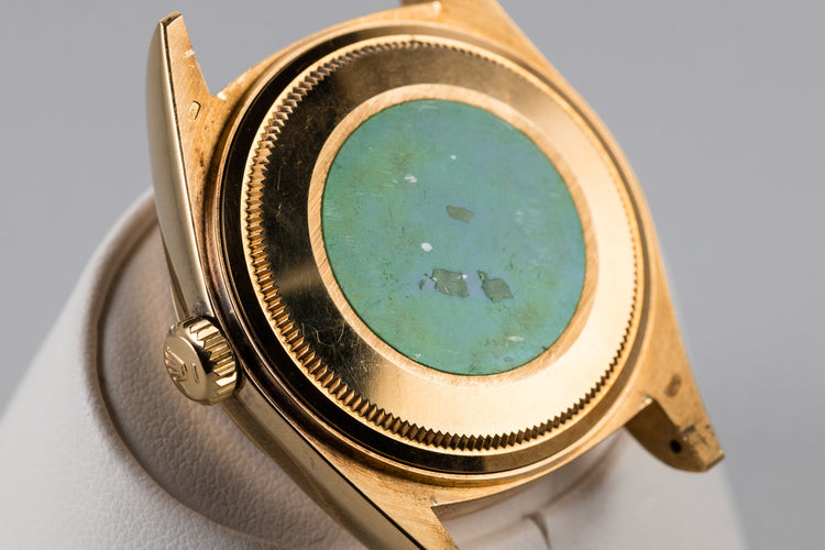 1984 Rolex 18K YG Day-Date 18038 with Blue Lapis Dial
