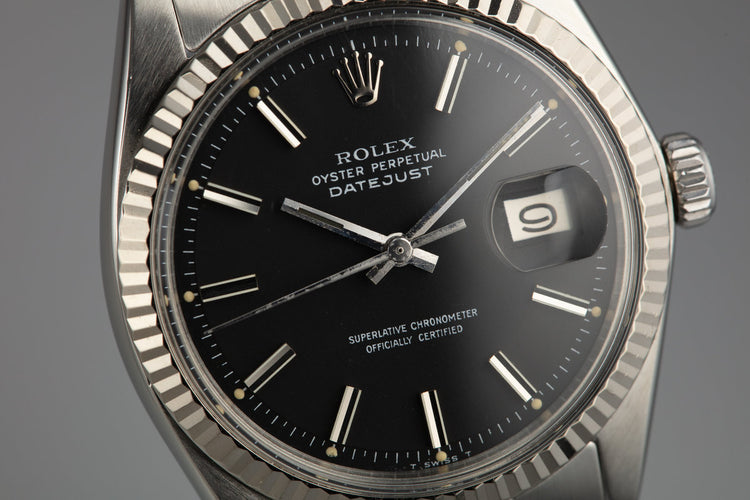 1973 Datejust 1601 Matte Black Dial