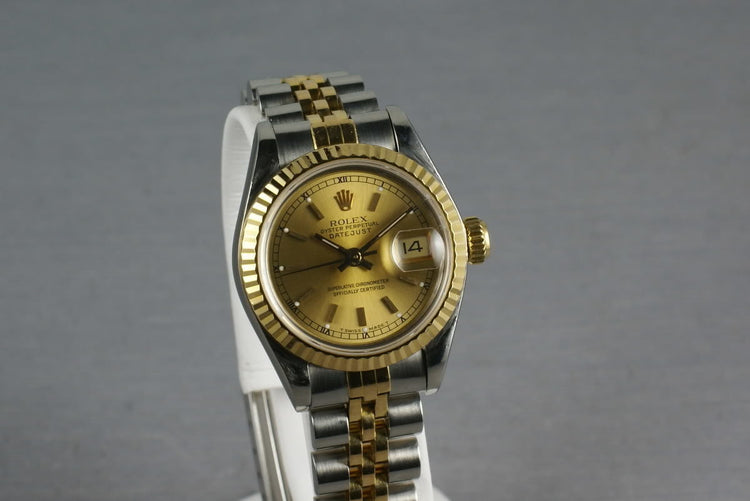 Rolex Ladies Datejust 69173 Box, Papers and Mr. Hudson Letter