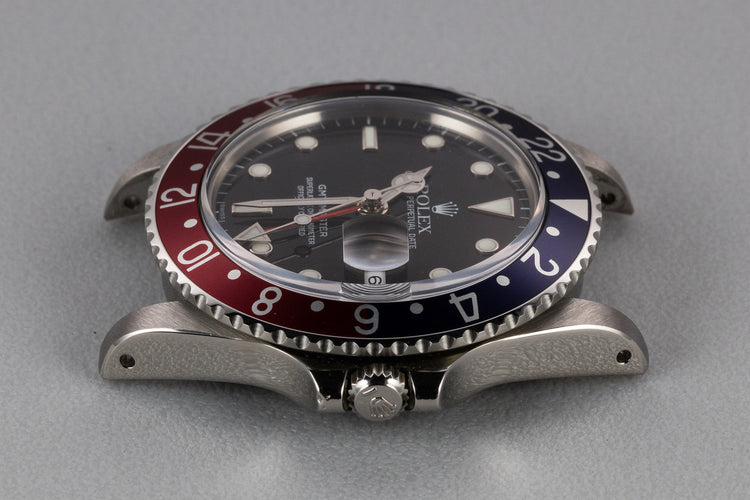1986 Rolex GMT-Master 16750 "Pepsi" with "SWISS" Only Service Dial