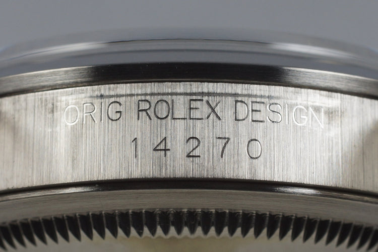 1991 Rolex Explorer 14270