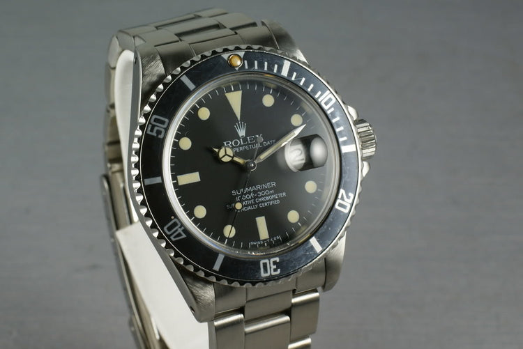 Rolex Submariner 16800 Matte Dial Box and Papers