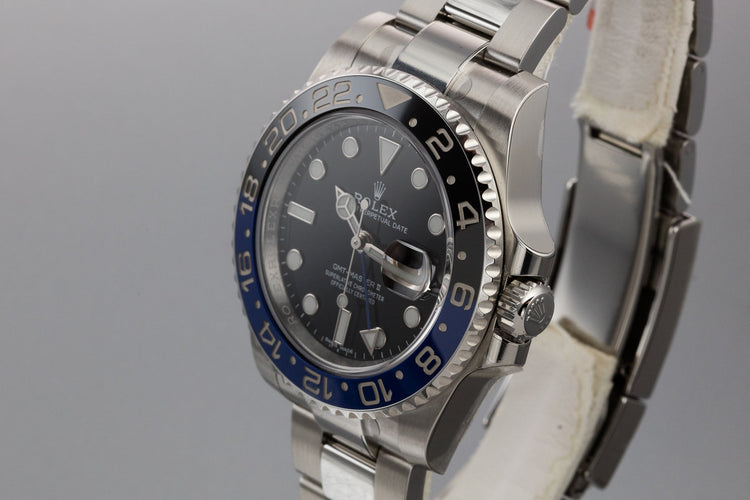 2017 Mint Rolex Ceramic GMT-Master II BLNR with Box and Papers