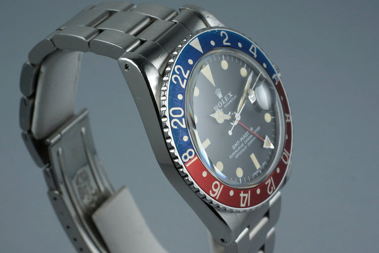 1971 Rolex GMT 1675 with Box and Papers