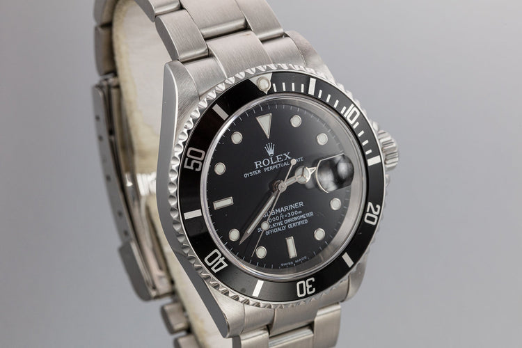 2003 Rolex Submariner 16610T