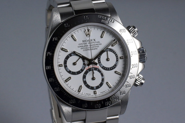 1997 Rolex Zenith Daytona 16520 White Dial