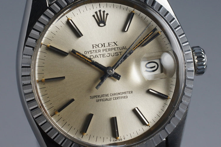 1978 Rolex DateJust 16030 Silver Dial