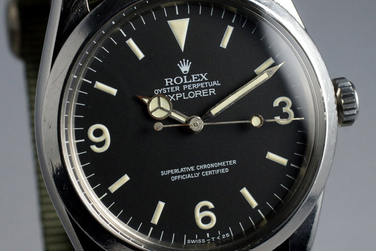 1966 Rolex Explorer I 1016 Service Dial
