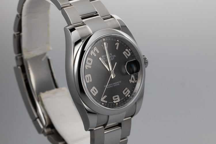 2017 Rolex DateJust 116200 Black Dial with Box and Papers