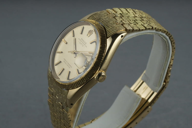 1965 Rolex 18K Date 1509 with Rare Rolex Band