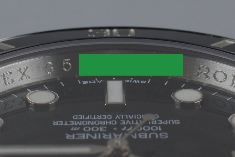 2015 Rolex Submariner 114060 with Box and Papers