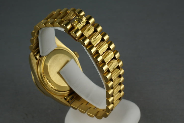 President 18108 bark finish with Factory Bark Diamond Bezel
