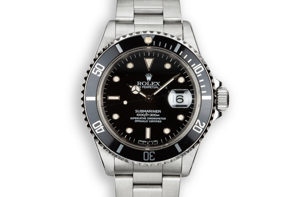 1995 Rolex Submariner 16610 with Box and Papers