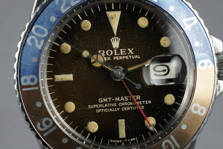 1966 Rolex GMT 1675 Glossy Gilt Dial with Box and Papers