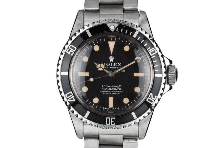 1967 Rolex Submariner 5512 Meters First Dial with Letter from Rolex USA President