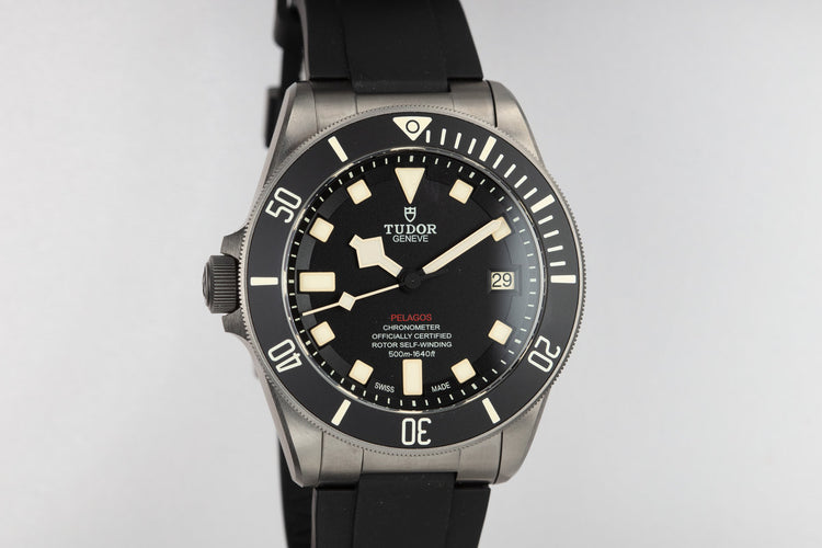 2016 Titanium Tudor Pelagos LHD 25610TNL with Box and Papers