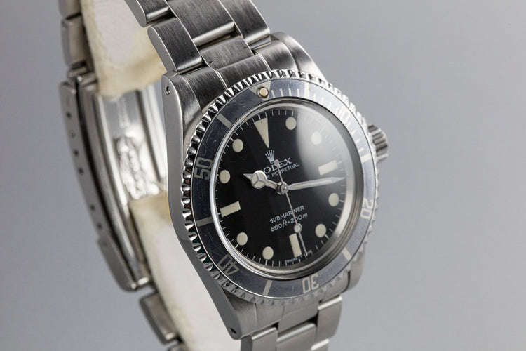 1981 Rolex Submariner 5513 with MK 2 Maxi Dial