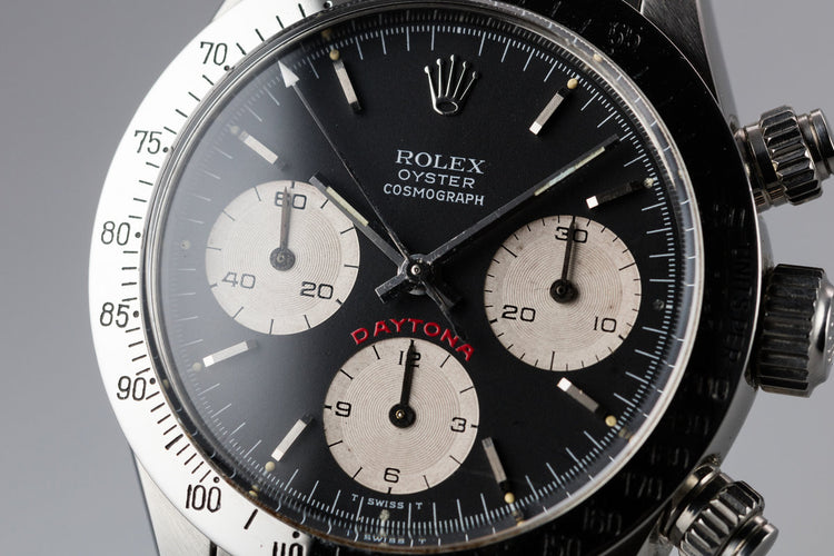 1979 Rolex Daytona 6265 with "Big Red" Black Dial with Box and Papers