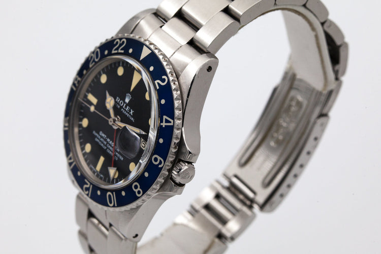 1977 Rolex GMT 1675 Blueberry