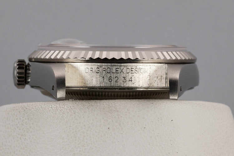 1990 Rolex DateJust 16234 with White Roman Dial