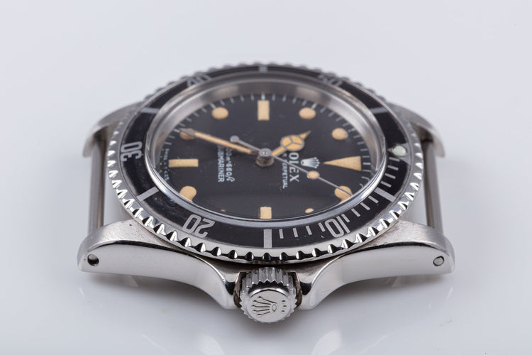 1969 Vintage Rolex Submariner 5513 Meters First Dial