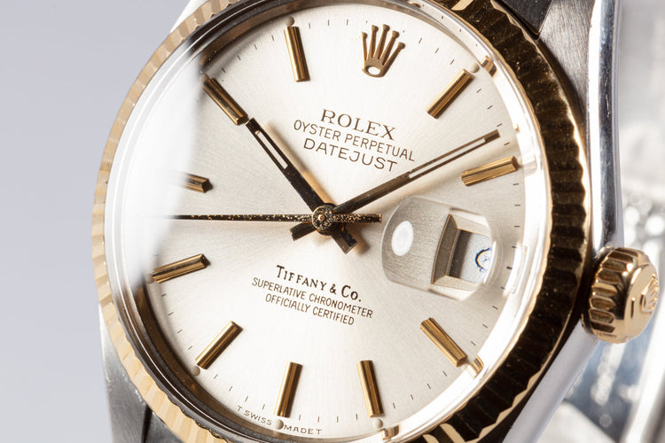 1987 Vintage Rolex Datejust 16013 with Tiffany Dial