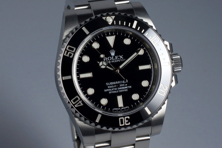 2012 Rolex Submariner 114060