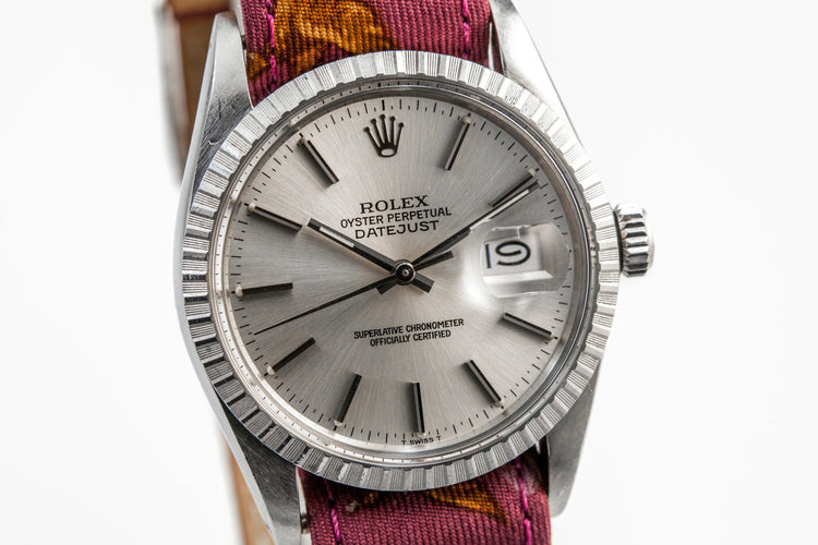 1985 Rolex DateJust 16030 Silver Dial