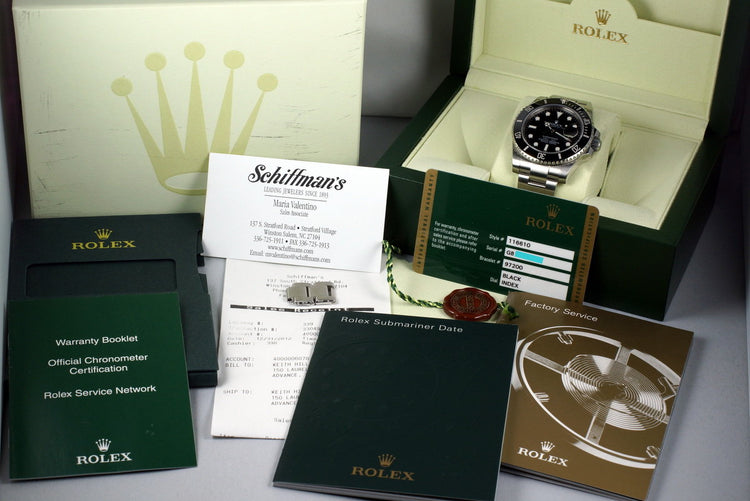 2012 Rolex Ceramic Submariner 116610 with Box and Papers