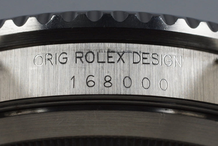 1988 Rolex Submariner 168000